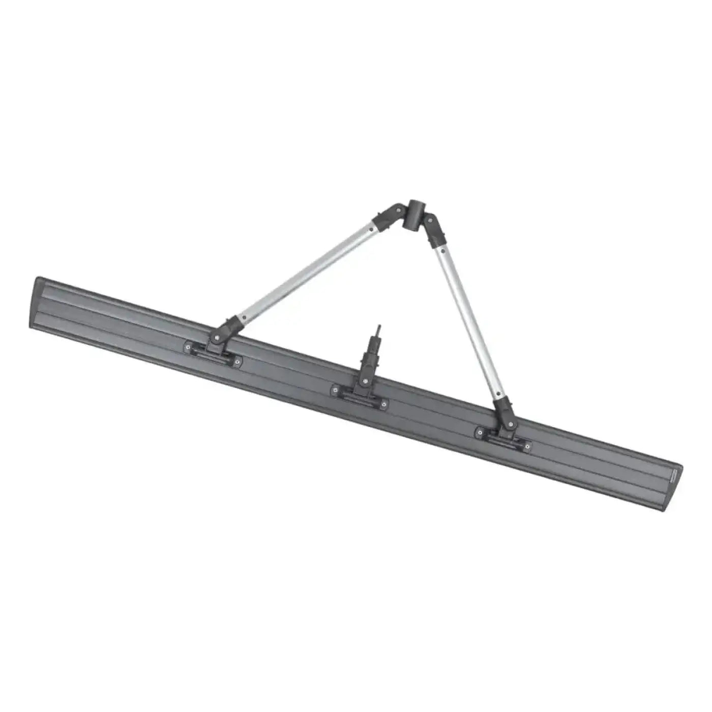 Vermop scandic mono halter schwarzer und silberner verstellbarer bodenwischer mit langem flachem blatt und beweglichen armen