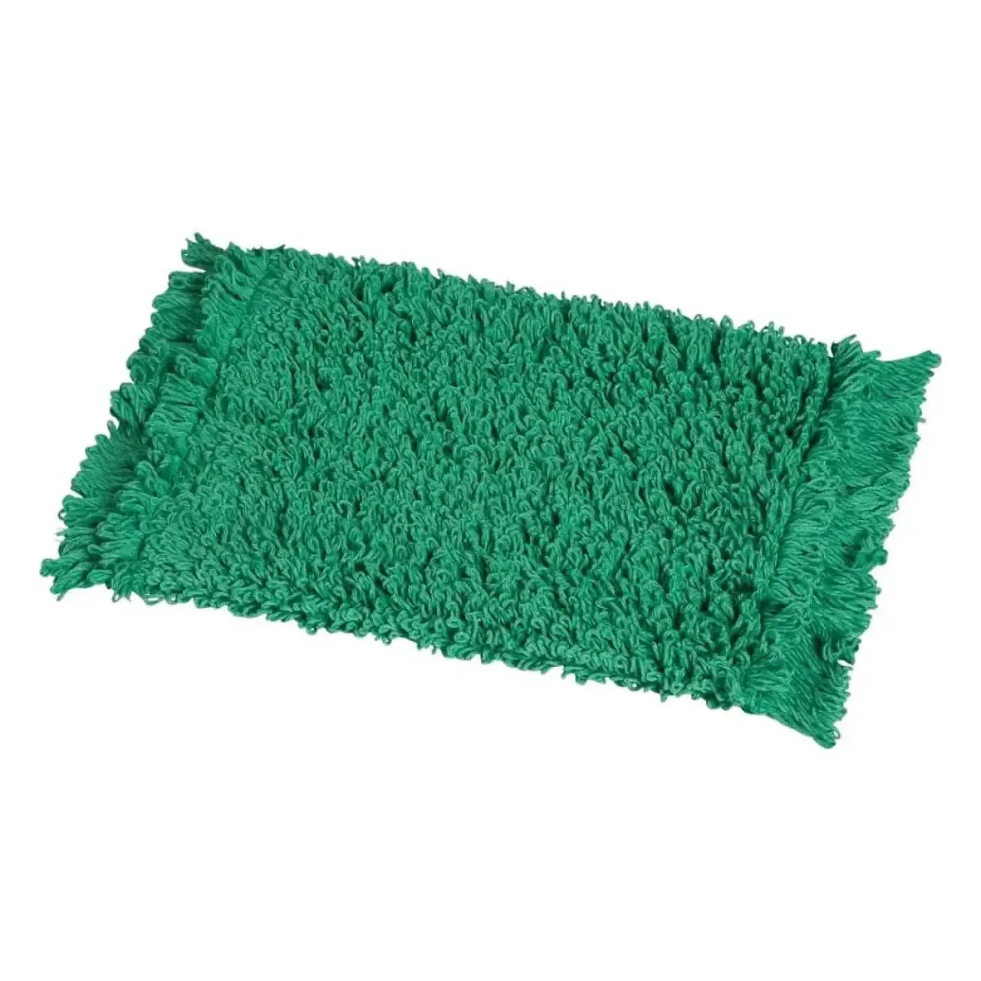 Grüner weicher mikrofasermoppkopf mit fransen in baumwolle 30 cm vermop twix antibak mop