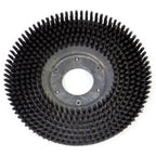 Schwarze industrielle schrubbürste für viper as510 5160t mit dichten steifen borsten und rundem metallkern