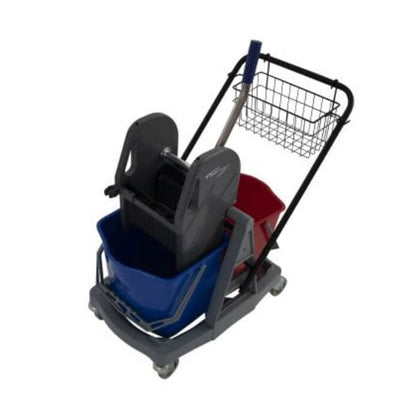 Clean Track Carro doble 2 x 17 litros - Duo 217 P