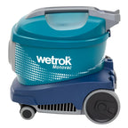 Teal und navyblaue wetrok monovac freedom kabelloser staubsauger mit grauen akzenten für nasse und trockene reinigung