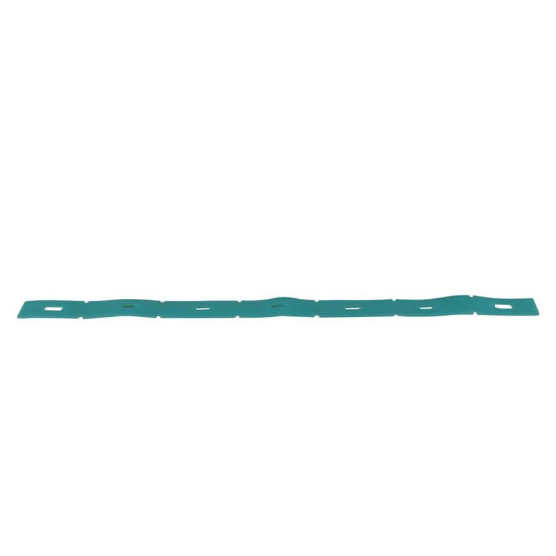 Tealfarbene flexible patiententragschlaufe mit gleichmäßig verteilten aussparungen wetrok discomatic mambo sauglippe arbeitsbreite 43 cm